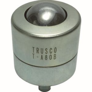 トラスコ中山 TRUSCO ボールキャスター 切削加工品上向用 スチール製ボール T-A80B メーカー直送 代引不可