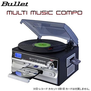 アズマ EAST アズマ MLC-100K マルチミュージックコンポ レコード AM/FMラジオ CD SD/SDHC USB カセット