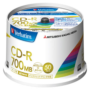 Verbatim SR80FP50V2 (CD-R 48倍速 50枚組)