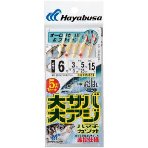 ハヤブサ Hayabusa ハヤブサ HS351トバシサビキ大サバアジブライトン10 5